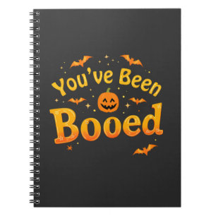 Cuaderno Te han abucheado Spooky Pumpkin Halloween