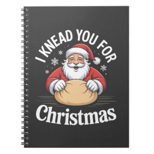Cuaderno Te Kneé Por Navidades Panadería Pastelería Xmas