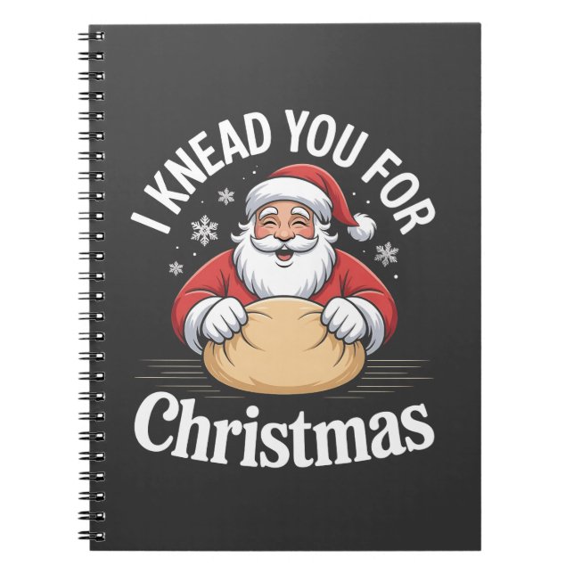 Cuaderno Te Kneé Por Navidades Panadería Pastelería Xmas (Frente)
