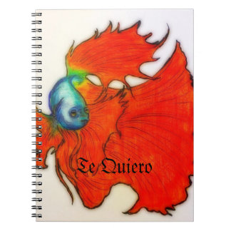 Cuaderno Te quiero Beta Fish Notebook