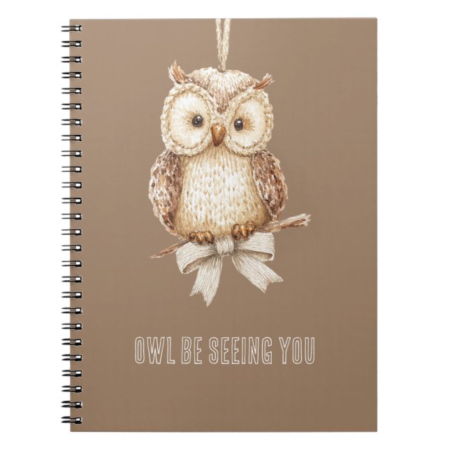 Cuaderno Te veré arco de búho (Frente)
