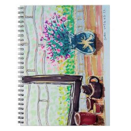Cuaderno Té y Flores de Ventana