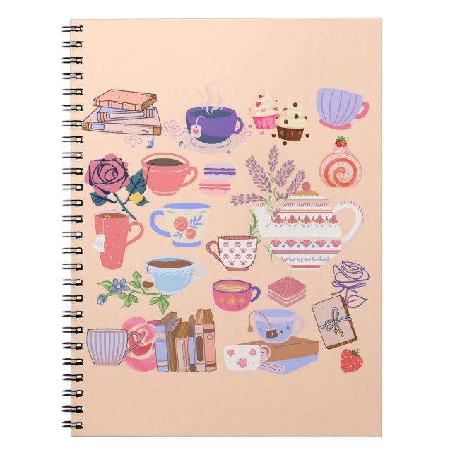 Cuaderno Té Y Libros (Frente)