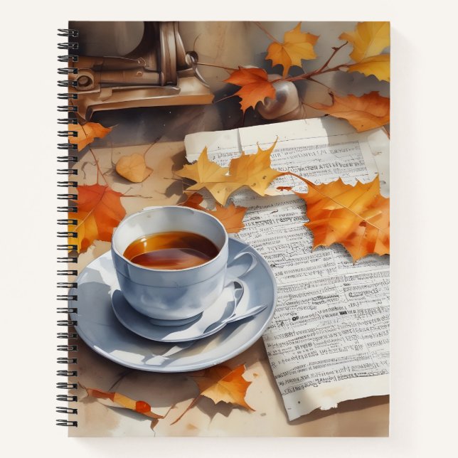 Cuaderno Té y Música (Anverso)