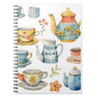 Cuaderno Tea Fiesta - Bloc de notas en blanco
