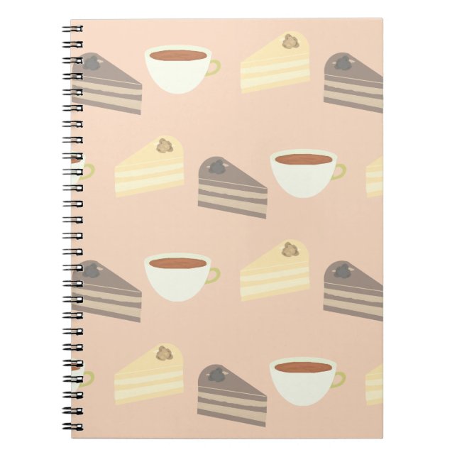 Cuaderno Tea Time Cake Slices and Teacup Notebook (Frente)