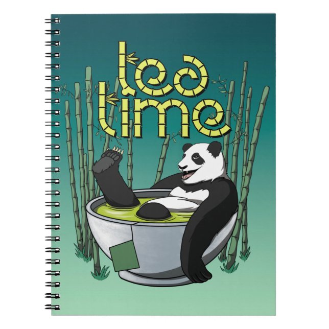 Cuaderno Tea Time Panda (Frente)