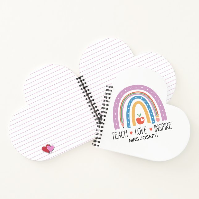 Cuaderno Teach Love Inspire Teacher  (Interior)
