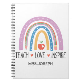 Cuaderno Teach Love Inspire Teacher 