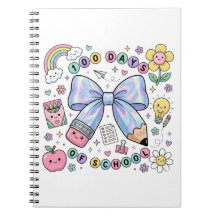 Teacher 100 Days of School Spiral Photo Notebook