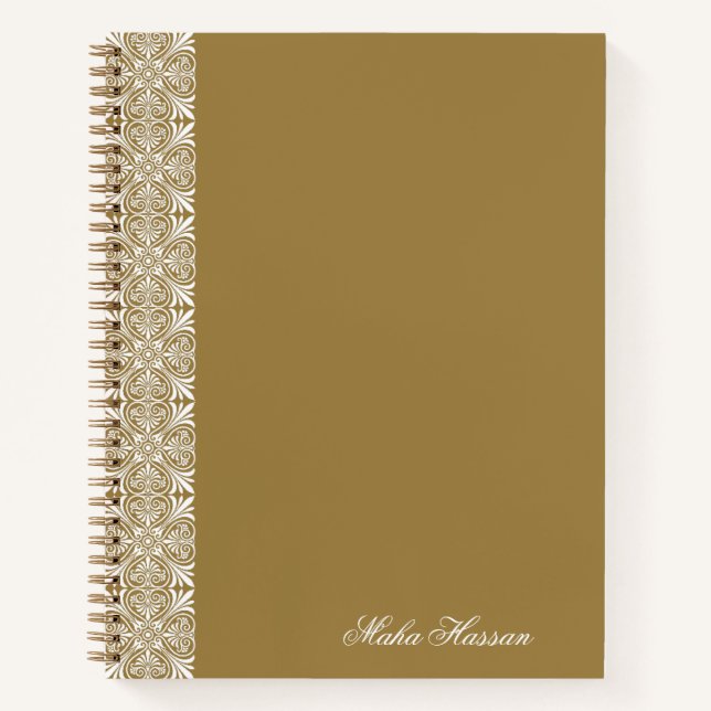 Cuaderno Teacher Appreciation | Custom Name Gift (Anverso)