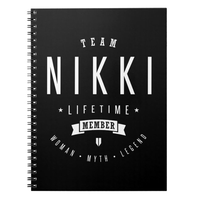 Cuaderno Team Nikki (Frente)