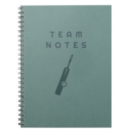 Cuaderno Team Notes - for Cricket Coaches, Players & Fans 