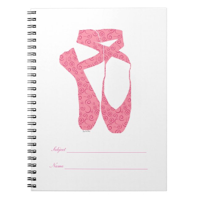 Cuaderno Team Pointe Ballet Candy Curls (Frente)