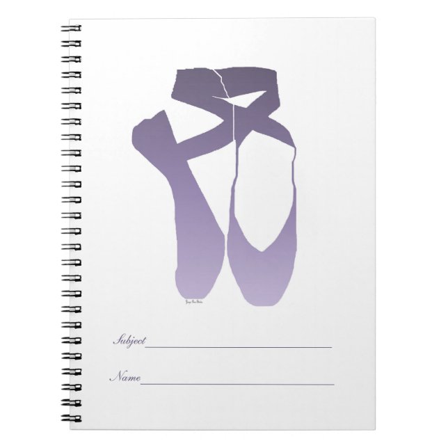 Cuaderno Team Pointe Ballet Lavender (Frente)