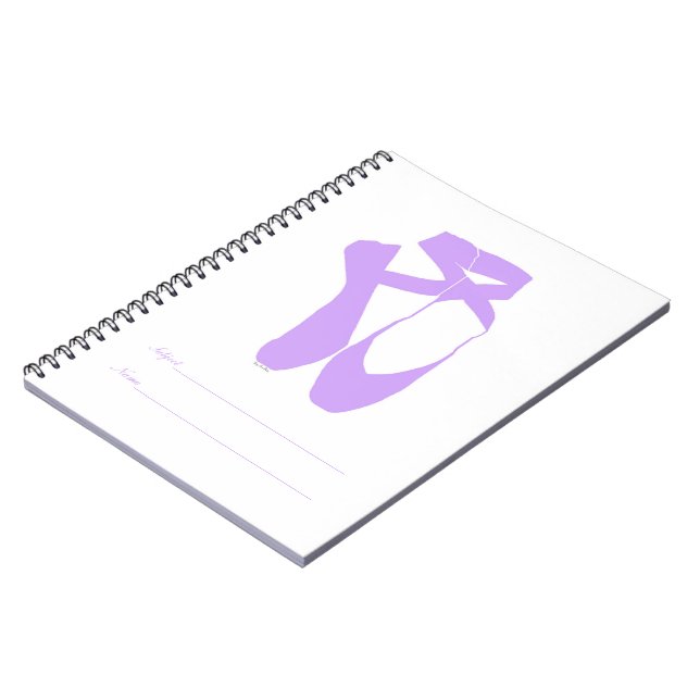 Cuaderno Team Pointe Ballet Lilac (Lado Izquierdo)