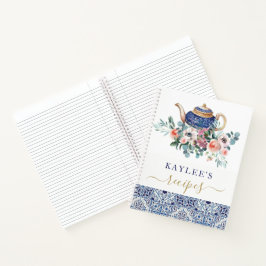 Cuaderno Teatime recetas organizador de cocina familiar