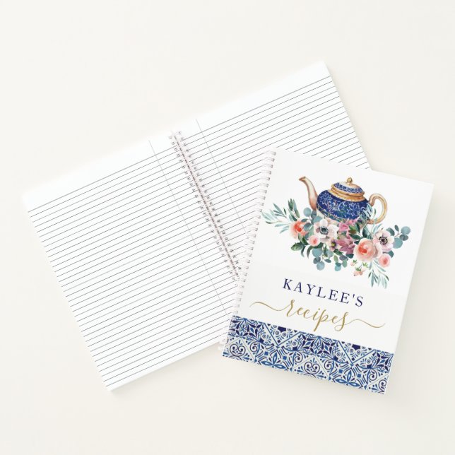 Cuaderno Teatime recetas organizador de cocina familiar (Interior)
