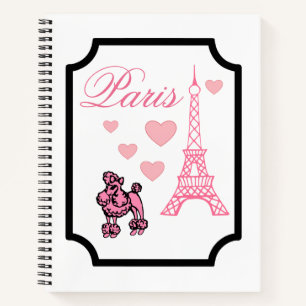 Cuaderno Teatro de arte Eiffel Tower Paris