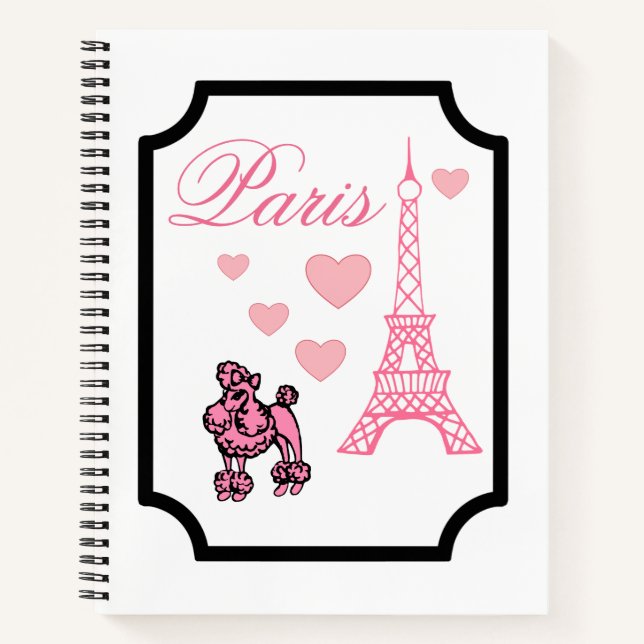 Cuaderno Teatro de arte Eiffel Tower Paris (Anverso)