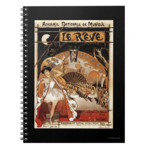 Cuaderno Teatro de la ópera del funcionamiento de Le Reve