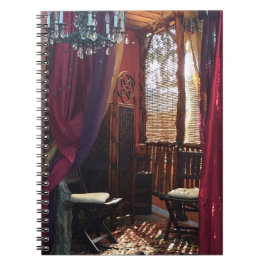 Cuaderno Teatro gitano con lámpara de araña te da la bienve