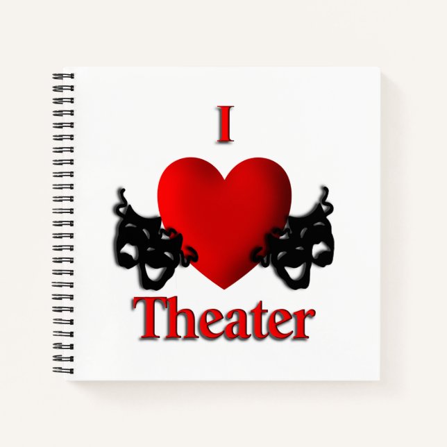 Cuaderno Teatro I Heart (Anverso)