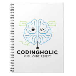 Cuaderno Tech Brain Coding Notebook for Programmers