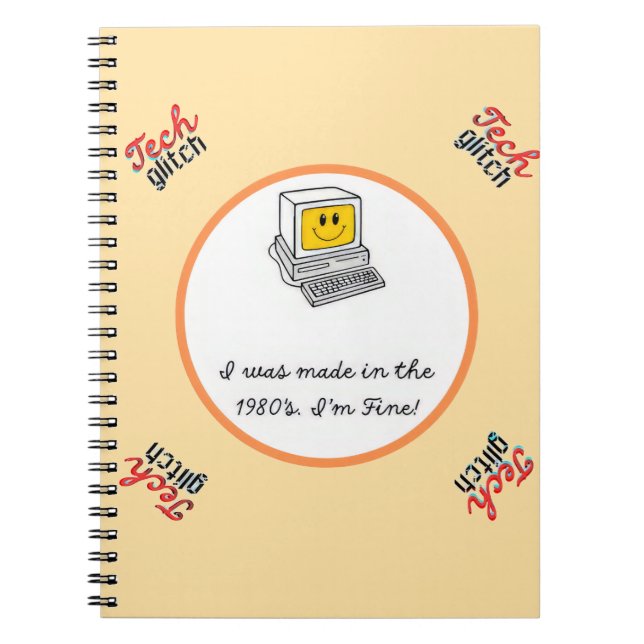 Cuaderno Tech Gltch (Frente)