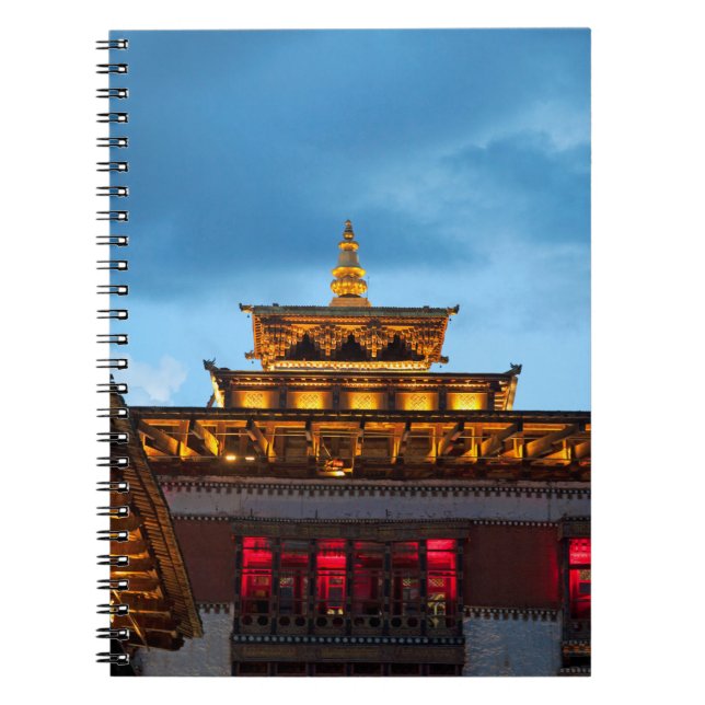 Cuaderno Techo Dzong Budista (Frente)