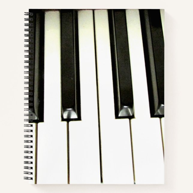 Cuaderno Teclas de Piano (Anverso)