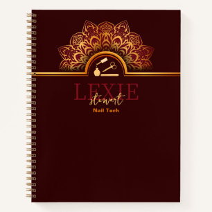 Cuaderno Técnica de uñas elegante y con clase
