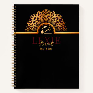 Cuaderno Técnica de uñas elegante y con clase