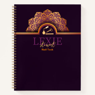 Cuaderno Técnica de uñas elegante y con clase