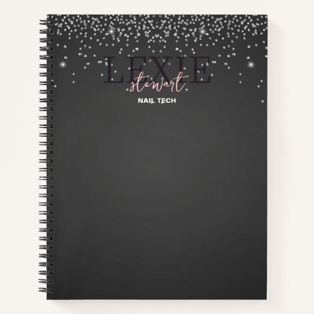 Cuaderno Técnica de uñas minimalista y elegante (Anverso)