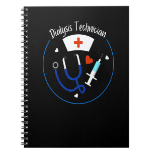 Cuaderno Técnico de diálisis lindo para hombres y mujeres H