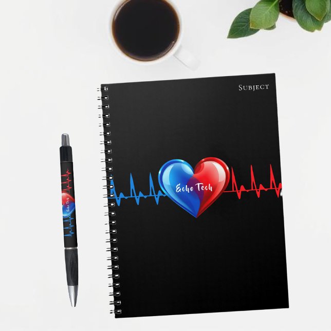 Cuaderno Técnico de Eco - Sonógrafo cardíaco (Echo Tech - Cardiac Sonographer Notebook)