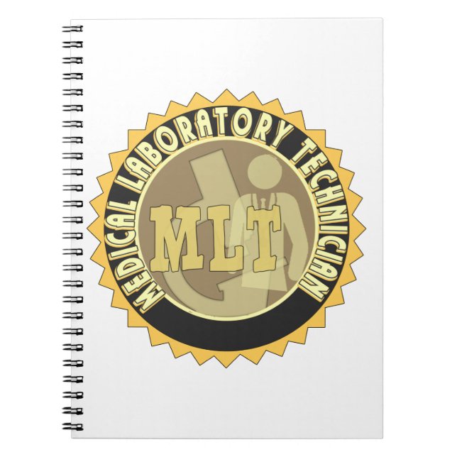 CUADERNO TÉCNICO DE LABORATORIO MÉDICO DE MLT BADGE (Frente)