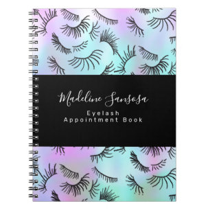 Cuaderno Técnico de Pestañas Bonito Dibujos de Pestañas Pas