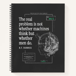 Cuaderno Tecnologías de citas tecnológicas piensan en intel