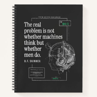 Cuaderno Tecnologías de citas tecnológicas piensan en intel