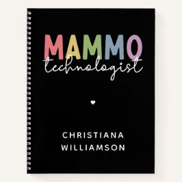 Cuaderno Tecnólogo de Mamografía Personalizado Técnico de M