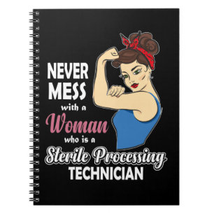 Cuaderno Tecnólogo de procesamiento estéril regalo Mujere