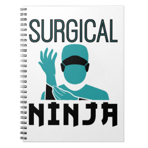 Cuaderno Tecnólogo técnico quirúrgico Ninja Scrub