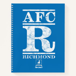Cuaderno Ted Lasso AFC R Richmond Text Logo