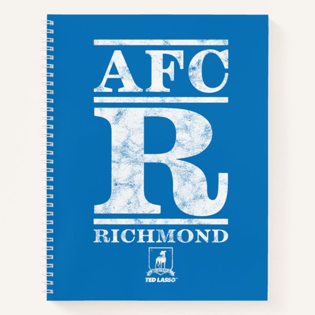 Cuaderno Ted Lasso | AFC R Richmond Text Logo (Anverso)