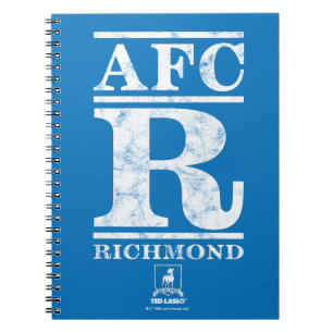 Cuaderno Ted Lasso AFC R Richmond Text Logo
