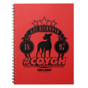 Cuaderno Ted Lasso AFC Richmond #COYGH