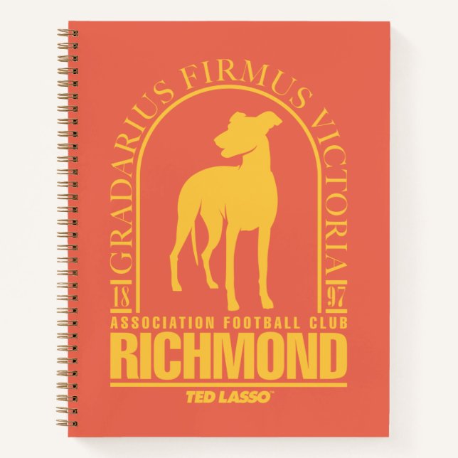 Cuaderno Ted Lasso | AFC Richmond Gold Arched Logo (Anverso)