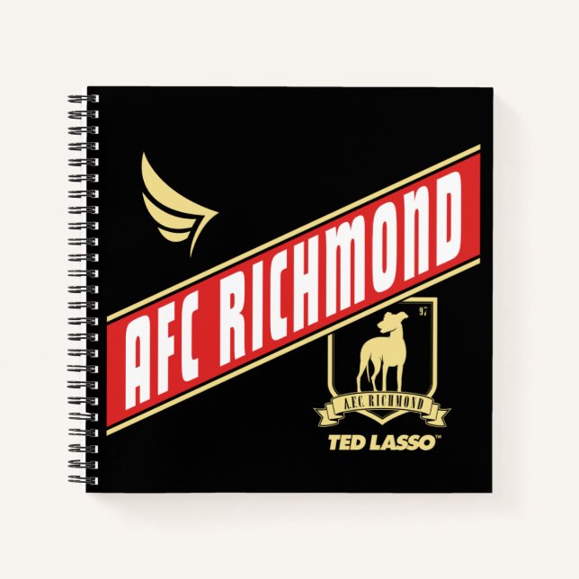 Cuaderno Ted Lasso | Banner atlético AFC Richmond (Anverso)